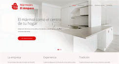 Desktop Screenshot of marmoleselamparo.com