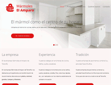 Tablet Screenshot of marmoleselamparo.com